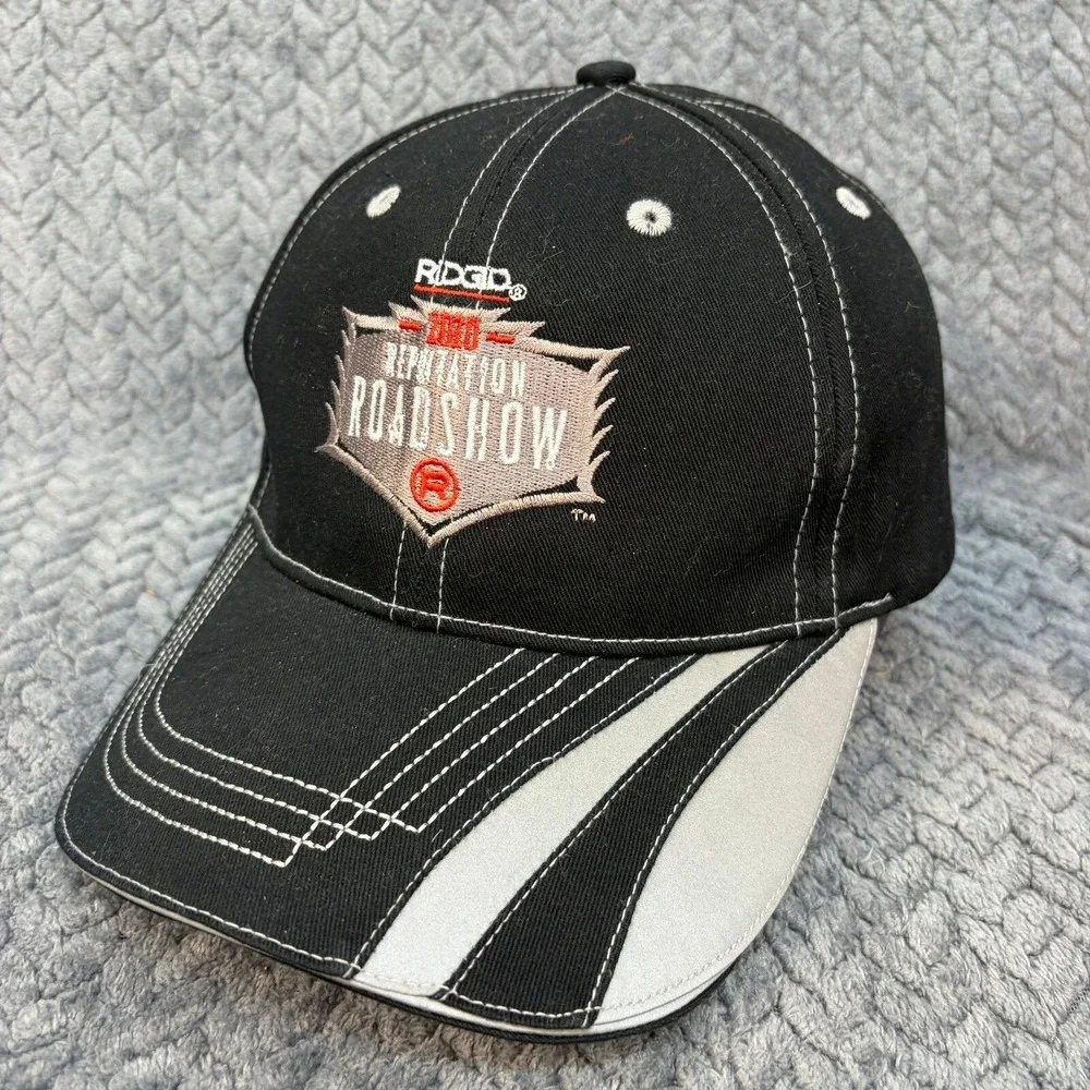 RIDGID 2008 Reputation Roadshow Hat Cap America Black Adjustable Tool Promo